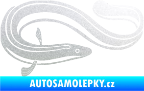 Samolepka Úhoř 001 pravá pískované sklo