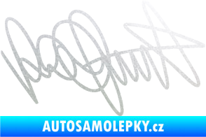 Samolepka Valentino Rossi podpis pískované sklo