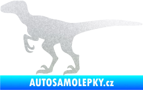 Samolepka Velociraptor 001 levá pískované sklo