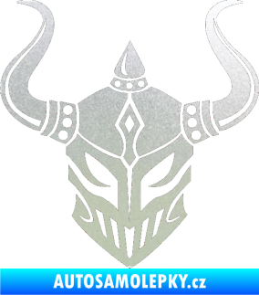 Samolepka Vikingská helma pískované sklo