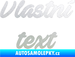 Samolepka Vlastní text - Ave Fedan pískované sklo