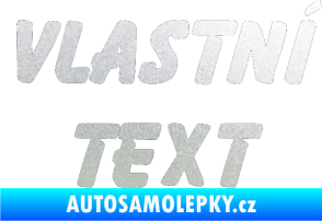 Samolepka Vlastní text - Bassoon pískované sklo