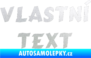 Samolepka Vlastní text - Cancun pískované sklo