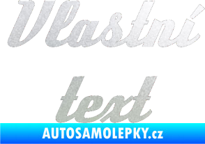 Samolepka Vlastní text - Deftone pískované sklo