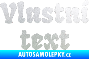 Samolepka Vlastní text - Fruktur pískované sklo