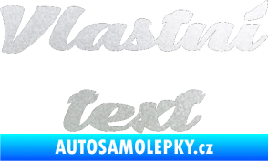 Samolepka Vlastní text - Low Casat pískované sklo
