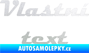 Samolepka Vlastní text - Magneto pískované sklo