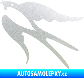 Samolepka Vlaštovka 003 levá pískované sklo