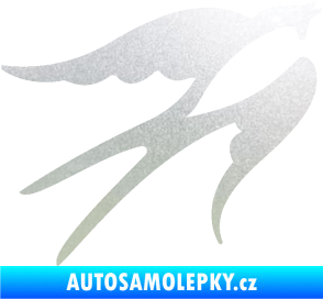 Samolepka Vlaštovka 003 pravá pískované sklo