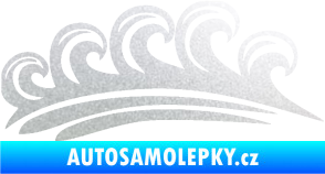 Samolepka Vlny 001 pravá moře pískované sklo