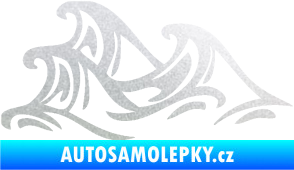 Samolepka Vlny 005 levá moře pískované sklo