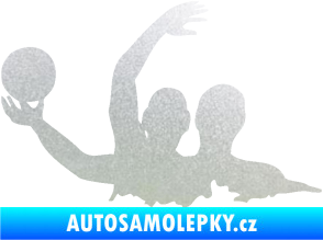 Samolepka Vodní pólo 001 levá pískované sklo