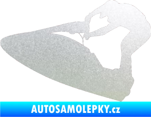Samolepka Vodní skútr 002 levá pískované sklo