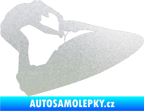 Samolepka Vodní skútr 002 pravá pískované sklo