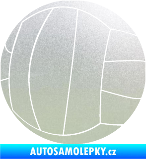 Samolepka Volejbalový míč 003 pískované sklo