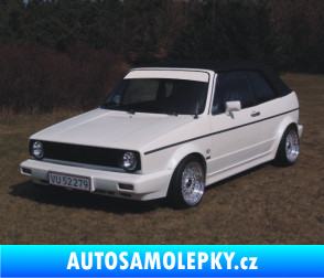 Samolepka Volkswagen Golf 1 - přední pískované sklo