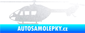 Samolepka Vrtulník 001 levá helikoptéra pískované sklo