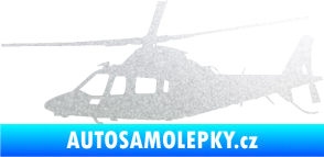 Samolepka Vrtulník 004 levá helikoptéra pískované sklo