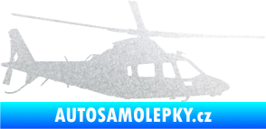Samolepka Vrtulník 004 pravá helikoptéra pískované sklo