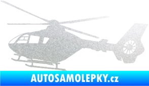 Samolepka Vrtulník 006 levá helikoptéra pískované sklo
