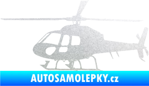Samolepka Vrtulník 007 levá helikoptéra pískované sklo