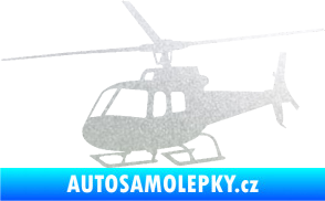 Samolepka Vrtulník 008 levá helikoptéra pískované sklo