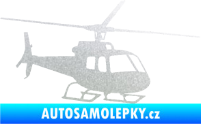 Samolepka Vrtulník 008 pravá helikoptéra pískované sklo