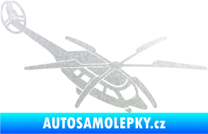 Samolepka Vrtulník 011 pravá helikoptéra pískované sklo