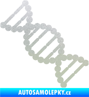 Samolepka Vzorec DNA levá pískované sklo