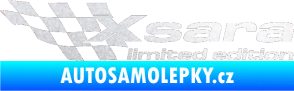 Samolepka Xsara limited edition levá pískované sklo