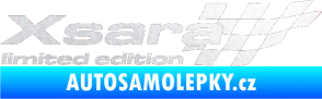 Samolepka Xsara limited edition pravá pískované sklo