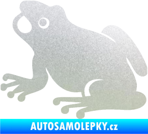 Samolepka Žába 007 levá pískované sklo