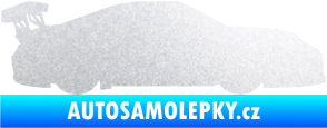 Samolepka Závodní auto 001 pravá pískované sklo