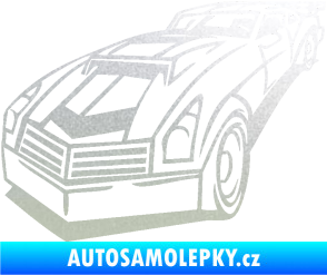 Samolepka Závodní auto 003 levá pískované sklo