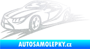 Samolepka Závodní auto 007 levá pískované sklo