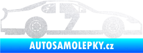 Samolepka Závodní auto 008 pískované sklo