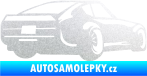 Samolepka Závodní auto 009 pravá pískované sklo