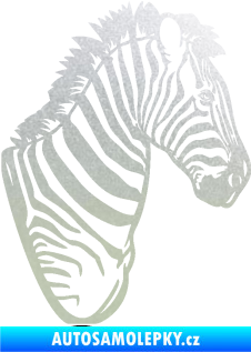 Samolepka Zebra 001 pravá hlava pískované sklo
