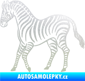 Samolepka Zebra 002 levá pískované sklo