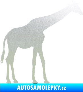 Samolepka Žirafa 002 pravá pískované sklo