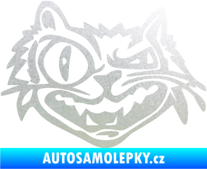 Samolepka Zlý kocour levá pískované sklo
