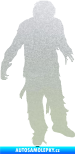 Samolepka Zombie 001 pravá pískované sklo