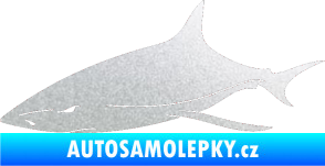 Samolepka Žralok 008 levá pískované sklo