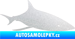 Samolepka Žralok 008 pravá pískované sklo