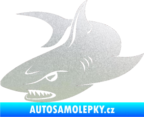Samolepka Žralok 012 levá pískované sklo