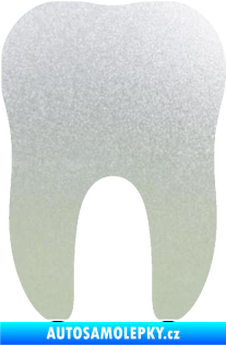 Samolepka Zub 001 stolička pískované sklo