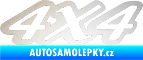 Samolepka 4x4 varianta 007 odrazková reflexní bílá