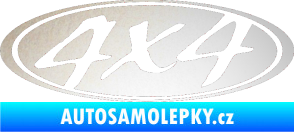 Samolepka 4x4 varianta 008 odrazková reflexní bílá