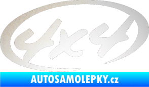 Samolepka 4x4 varianta 011 odrazková reflexní bílá