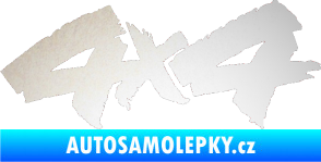 Samolepka 4x4 varianta 015 odrazková reflexní bílá